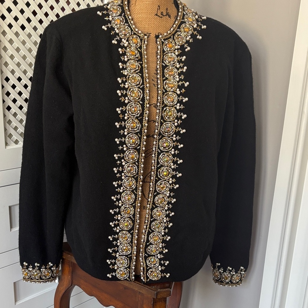 Embellished Black Jacket